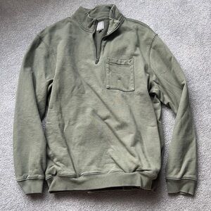 GAP Men's Zip-Up Sweater in Sage